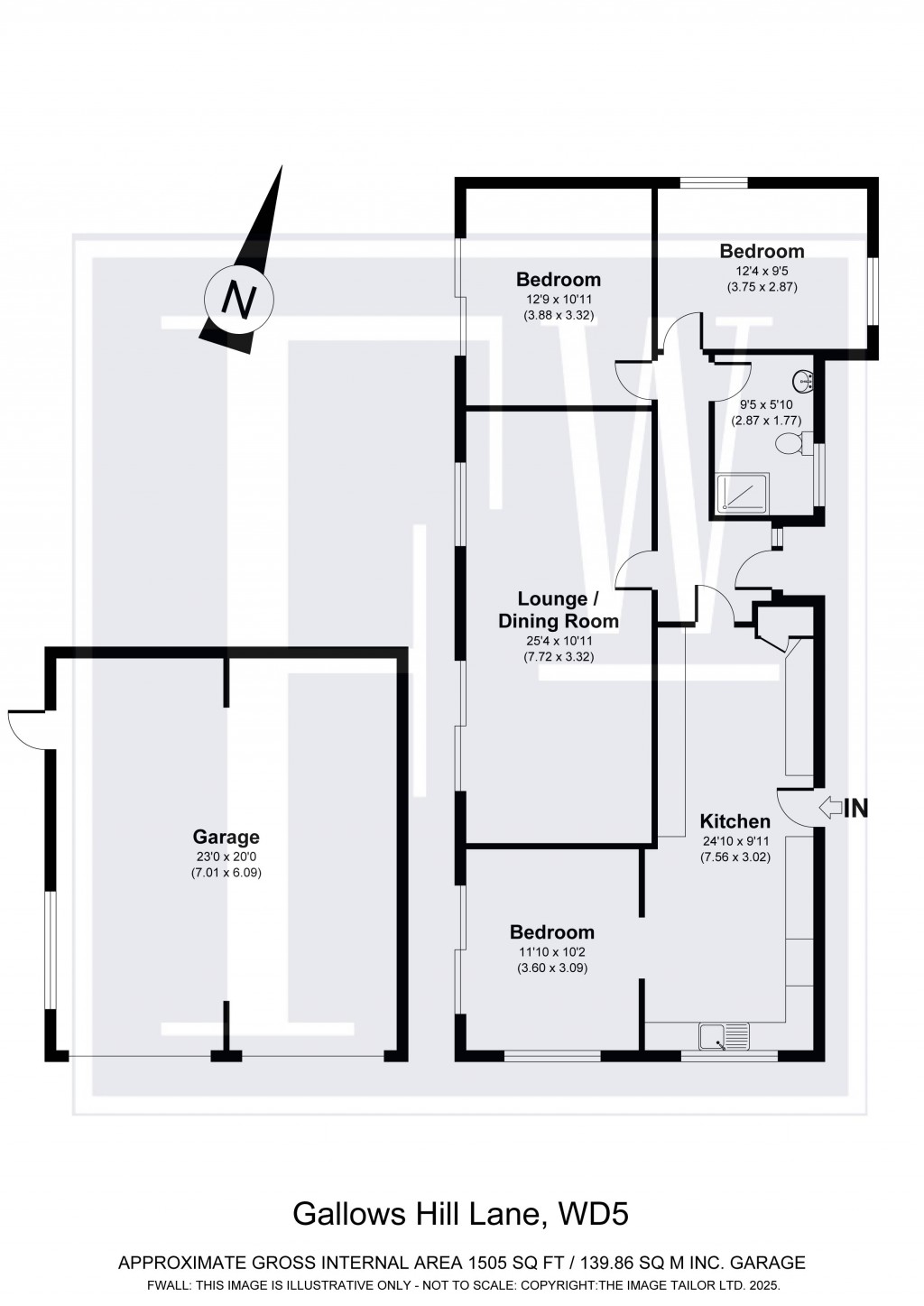 Floorplans For Gallows Hill Lane, Abbots Langley