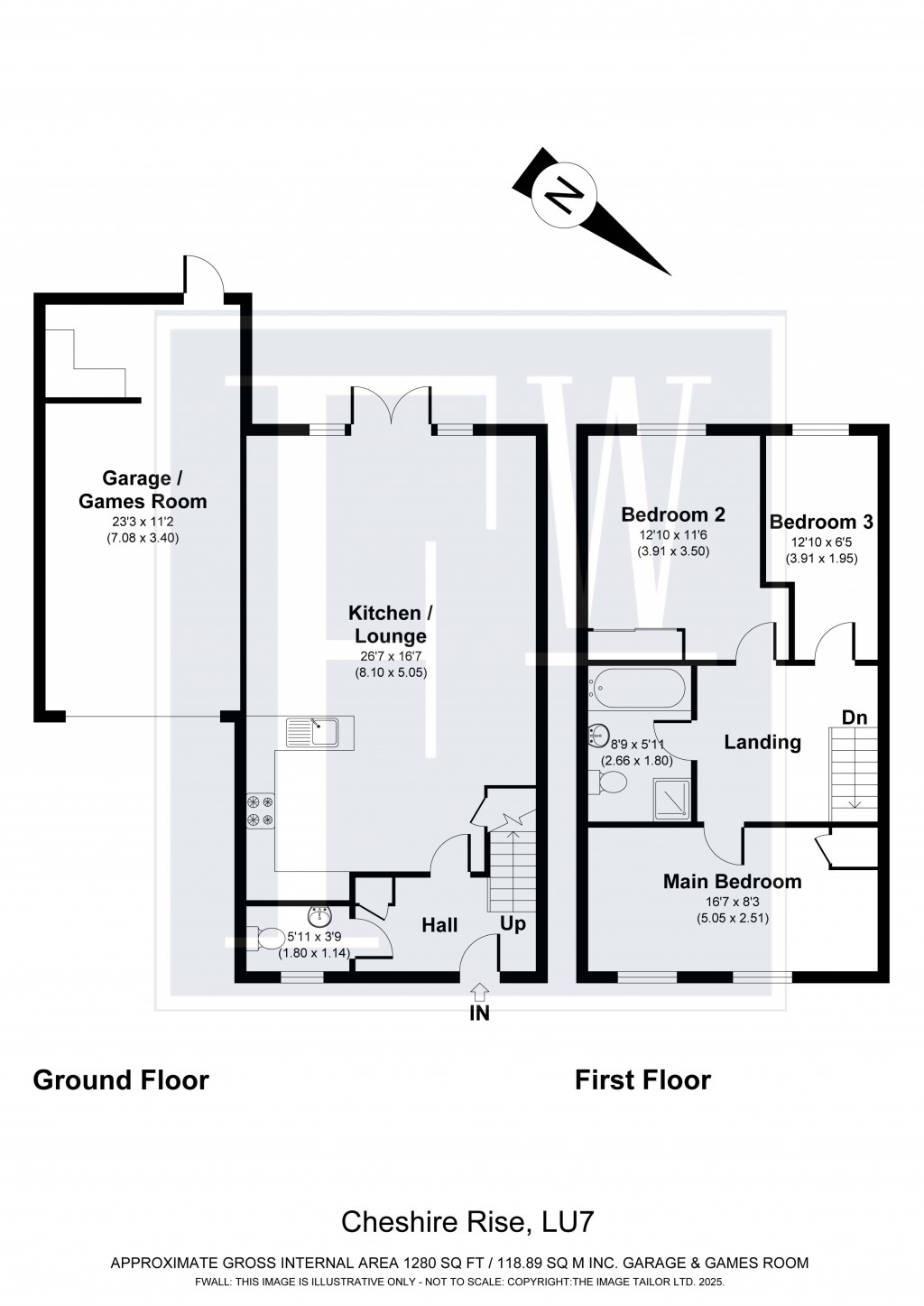 Floorplans For Cheshire Rise, Leighton Buzzard