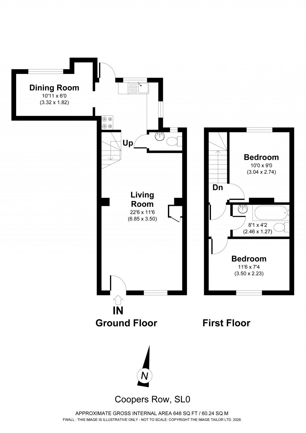 Floorplans For Coopers Row, Iver