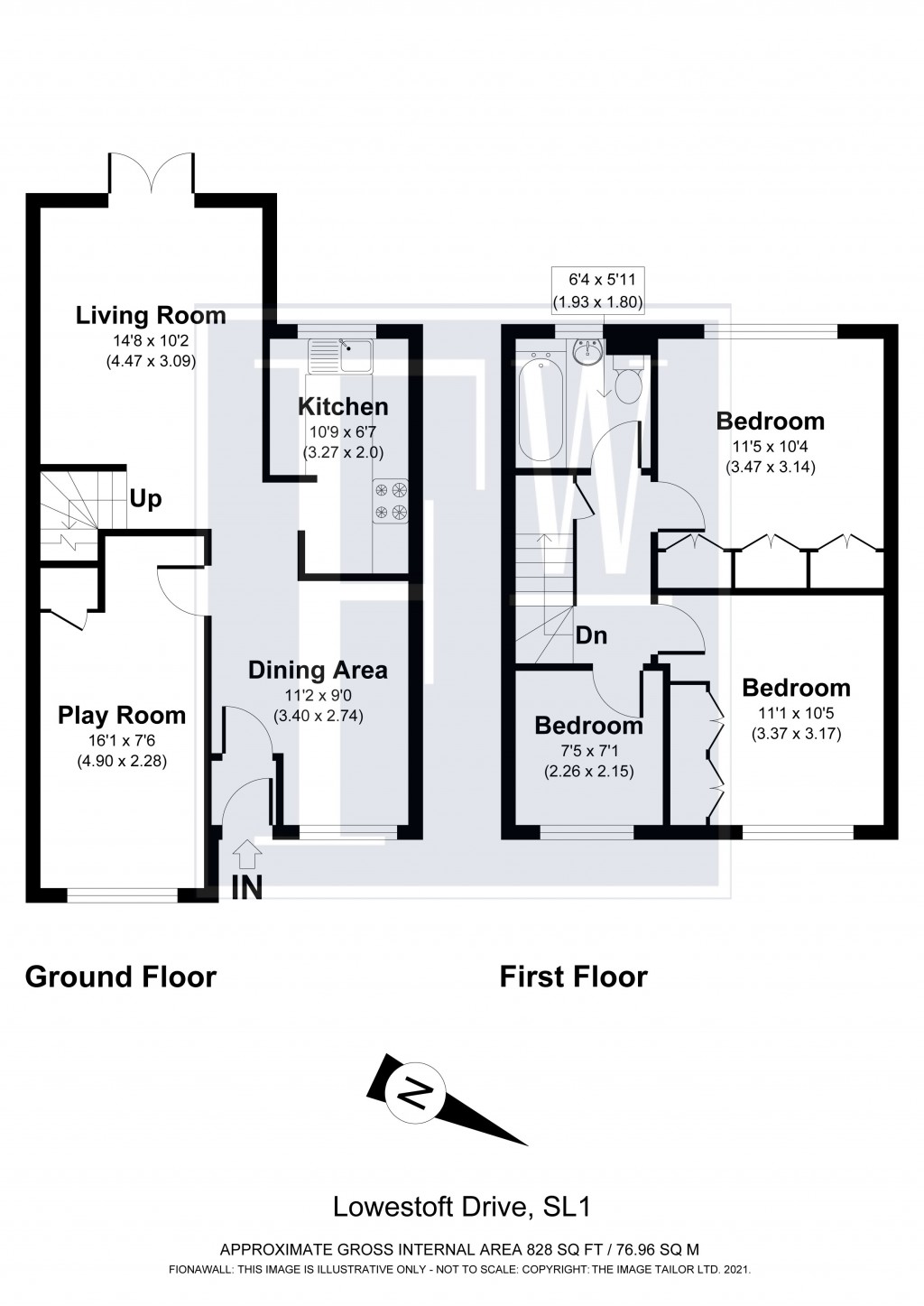 Floorplans For Lowerstoft drive, Burnham, Slough