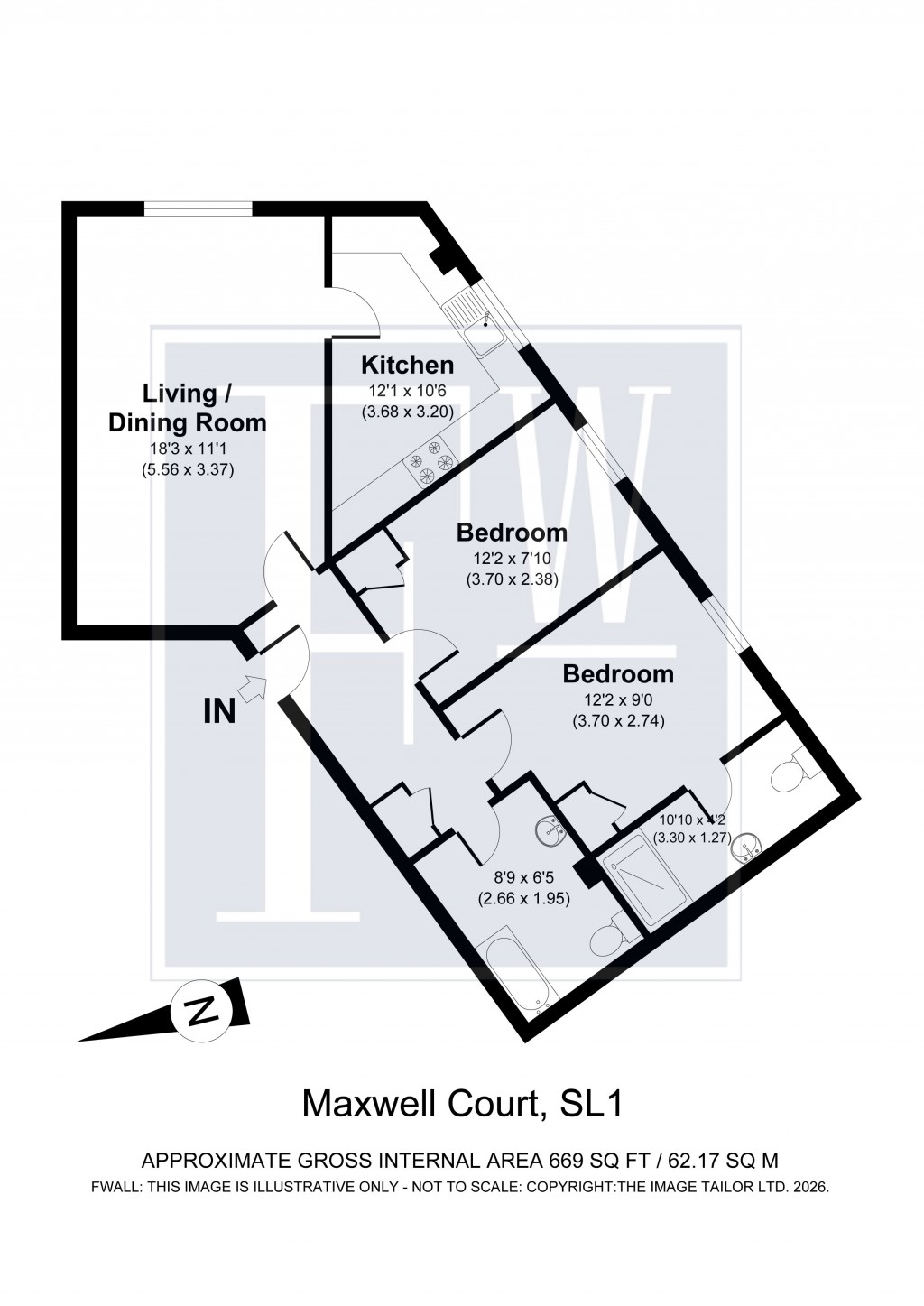 Floorplans For Windsor Lane, Burnham, Slough