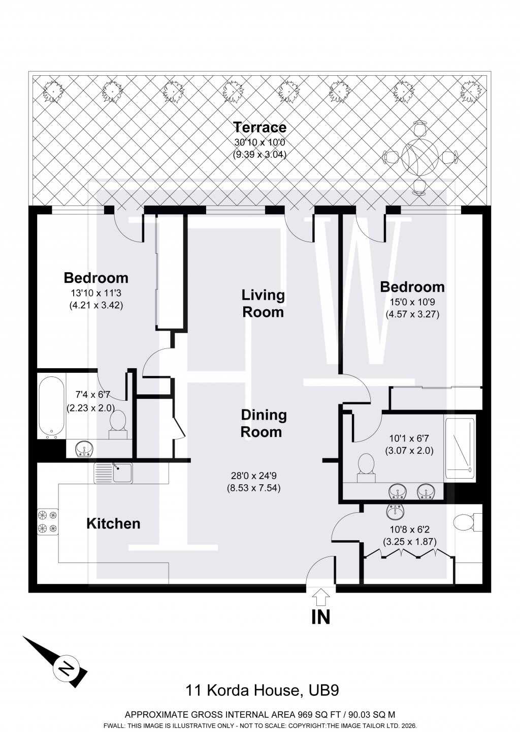 Floorplans For Korda House, Stanley Kubrick Road, Denham, Uxbridge