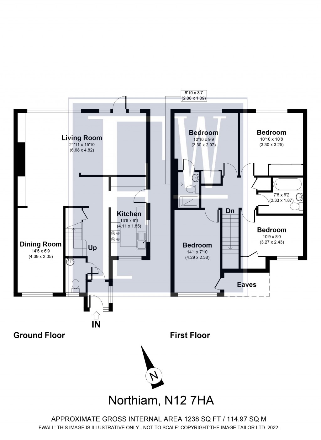 Floorplans For Northiam, Woodside Park
