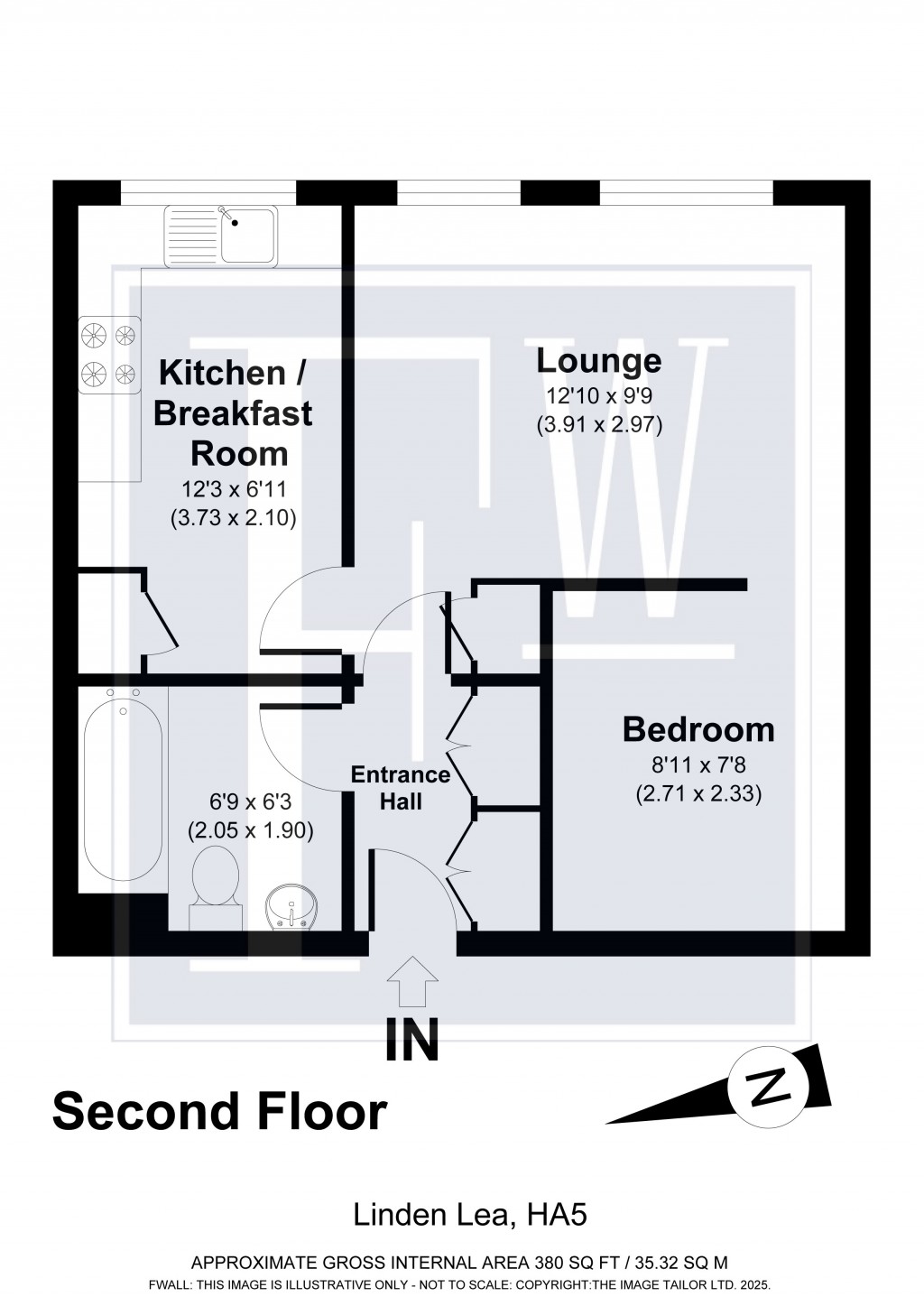 Floorplans For Linden Lea, Westfield Park, Pinner